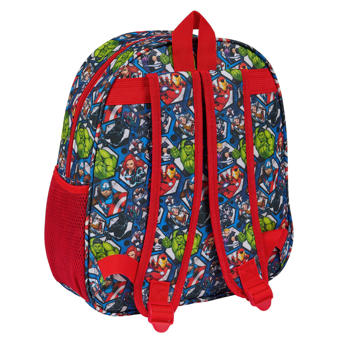 Schultasche The Avengers Schwarz Rot 27 x 33 x 10 cm