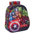 Schultasche The Avengers Schwarz Rot 27 x 33 x 10 cm