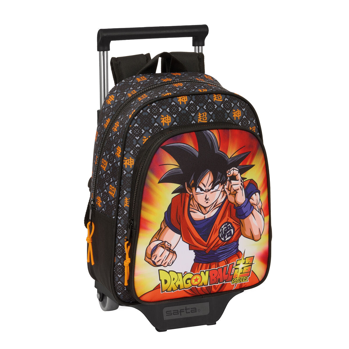 School Rucksack with Wheels Dragon Ball Schwarz 27 x 33 x 10 cm – Produktbild 1