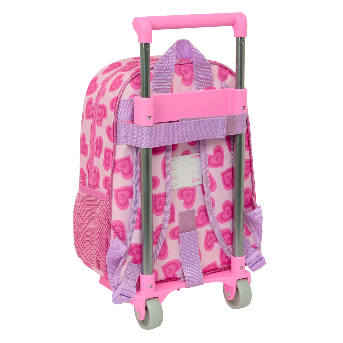 Schulrucksack mit Rollen Barbie Love Rosa 26 x 34 x 11 cm