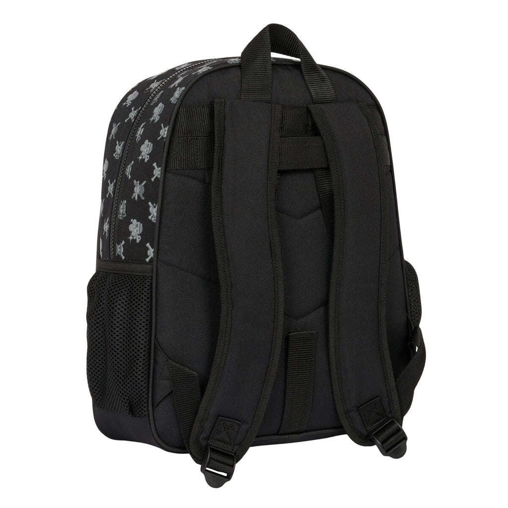 Schultasche One Piece Schwarz 32 x 38 x 12 cm