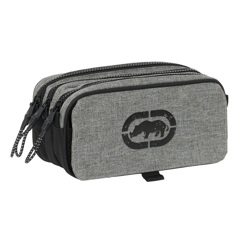 Eckō Unltd. Dreifach-Federmäppchen Rhino Schwarz Grau