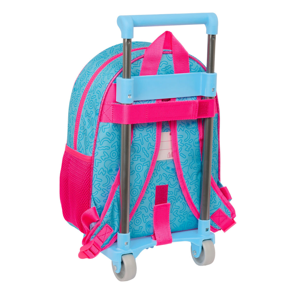 Schulrucksack mit Rollen LOL Surprise! Divas Blau 28 x 34 x 10 cm