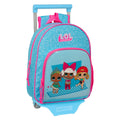 Schulrucksack mit Rollen LOL Surprise! Divas Blau 28 x 34 x 10 cm