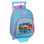 Schulrucksack mit Rollen LOL Surprise! Divas Blau 28 x 34 x 10 cm