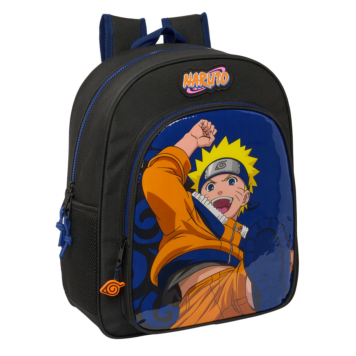 School Bag Naruto Ninja Blau Schwarz 32 x 38 x 12 cm – Produktbild 1