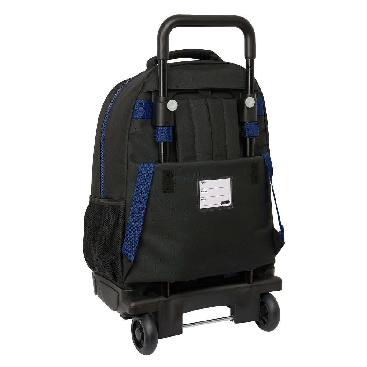 Naruto Schulrucksack mit Rollen Ninja Blau Schwarz