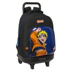 Naruto Schulrucksack mit Rollen Ninja Blau Schwarz
