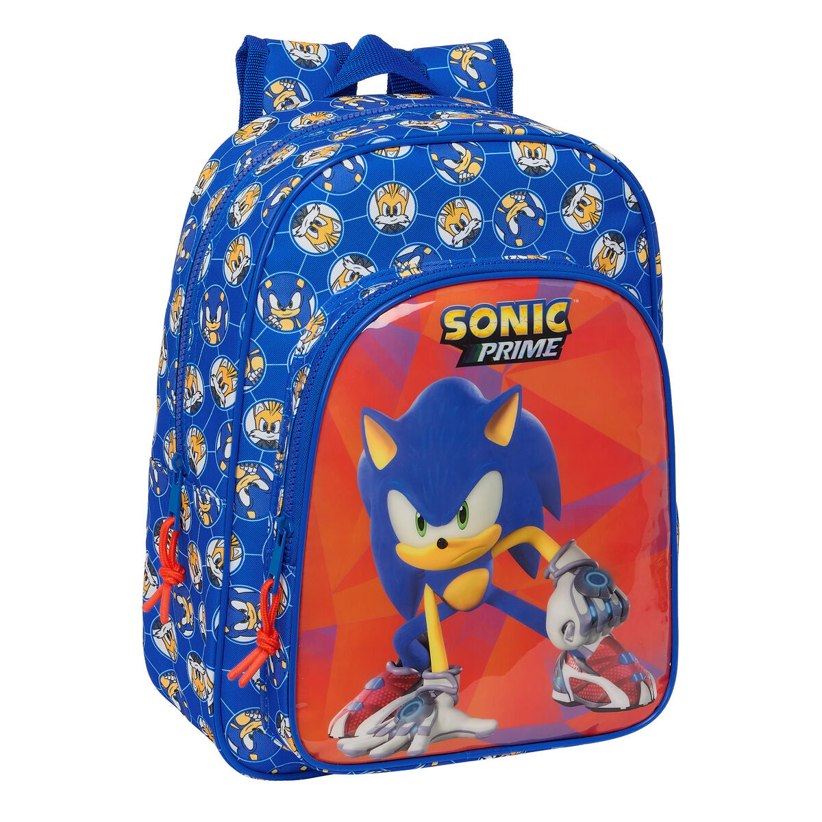 School Bag Sonic Prime Blau 26 x 34 x 11 cm – Produktbild 1