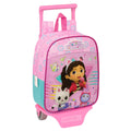 Schulrucksack mit Rollen Gabby's Dollhouse Party Rosa 22 x 27 x 10 cm