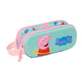 Double Carry-all Peppa Pig Grün Rosa 21 x 8 x 6 cm 3D – Produktbild 1