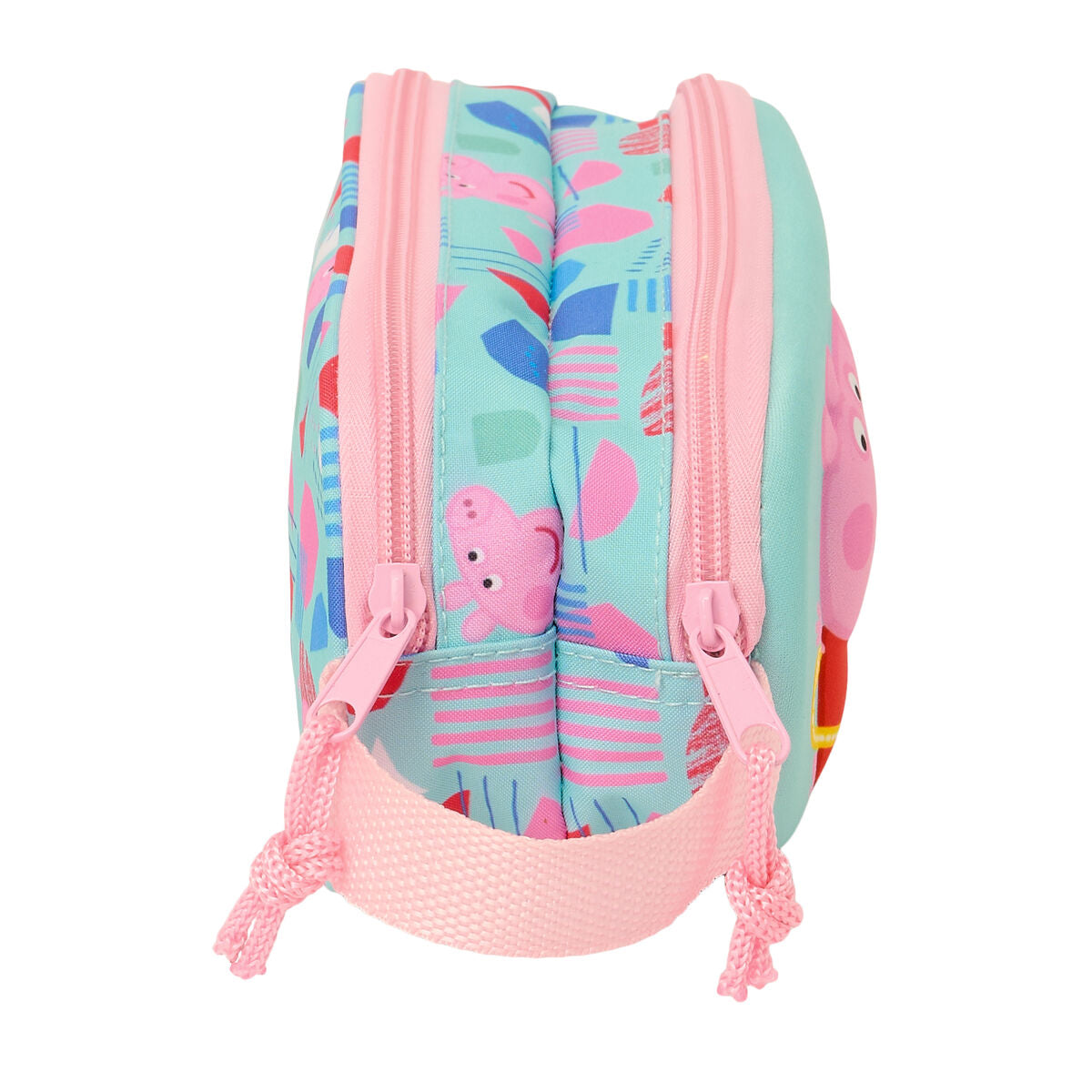 Double Carry-all Peppa Pig Grün Rosa 21 x 8 x 6 cm 3D – Produktbild 3