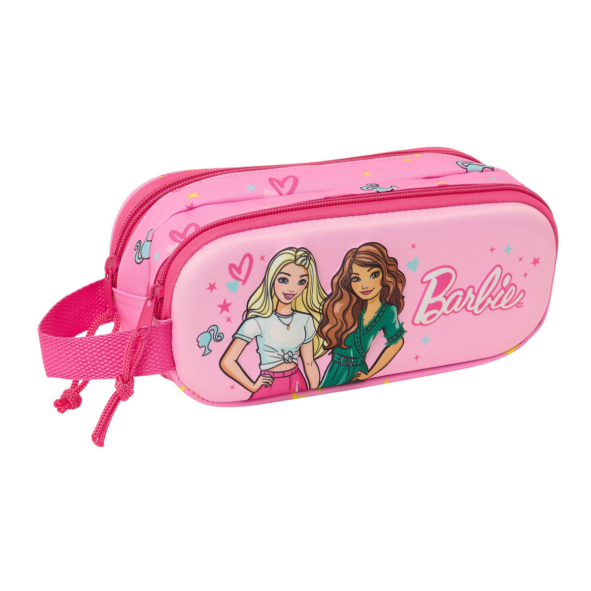 Double Carry-all Barbie Rosa Fuchsia 21 x 8 x 6 cm 3D – Produktbild 1