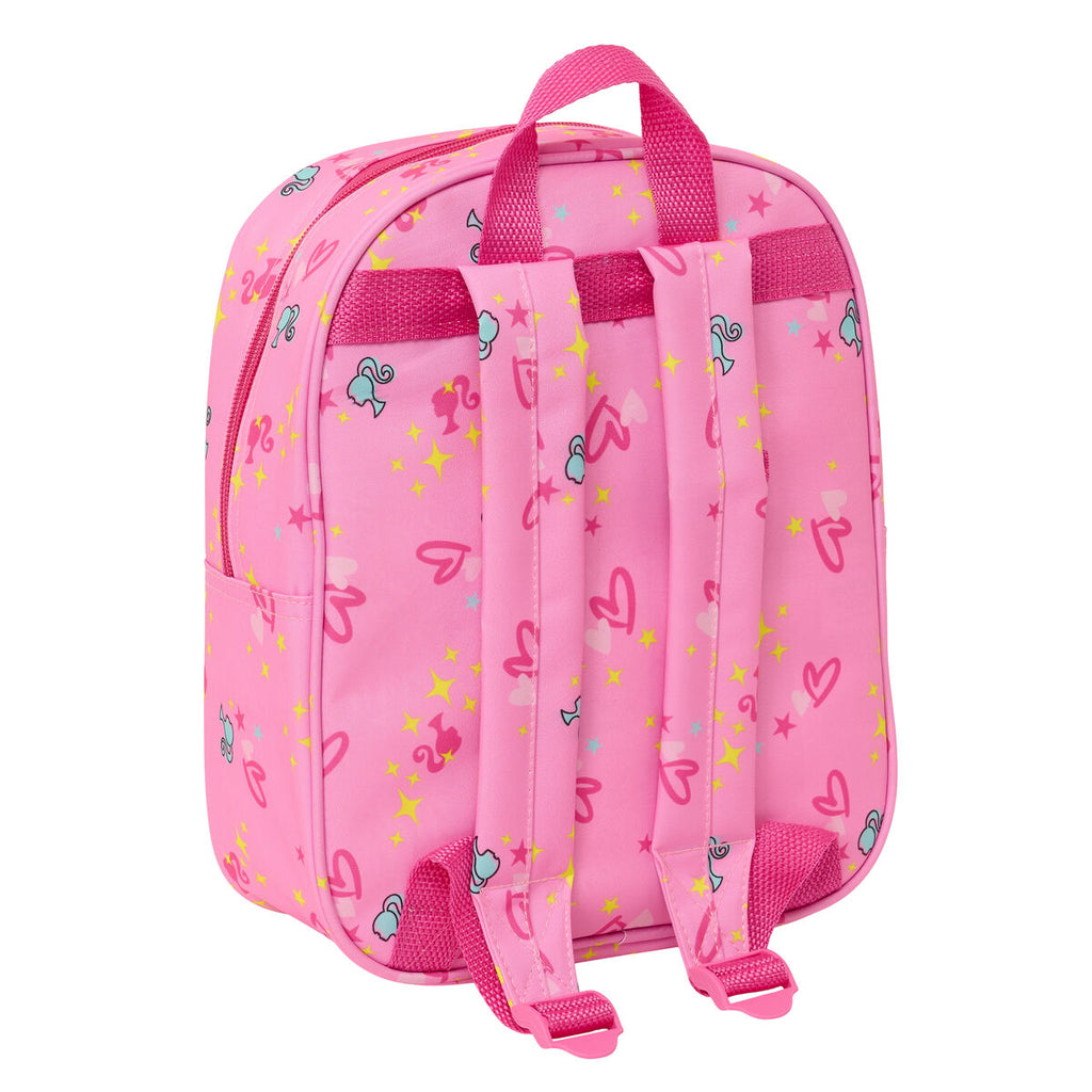Barbie Schultasche Rosa Fuchsia 3D