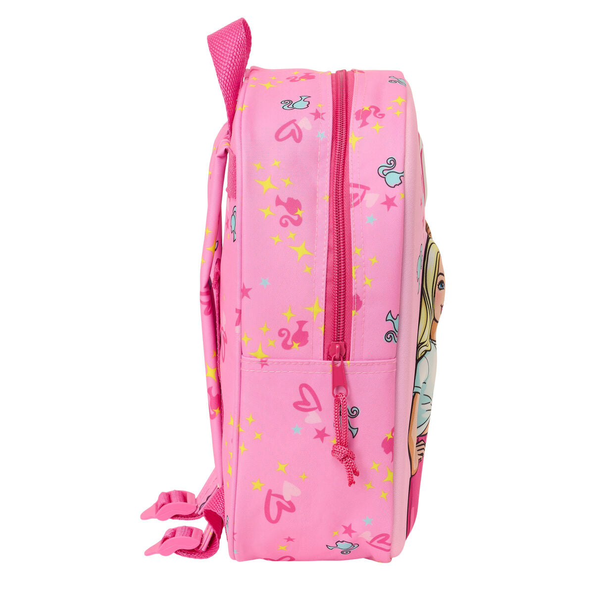 Barbie Schultasche Rosa Fuchsia 3D