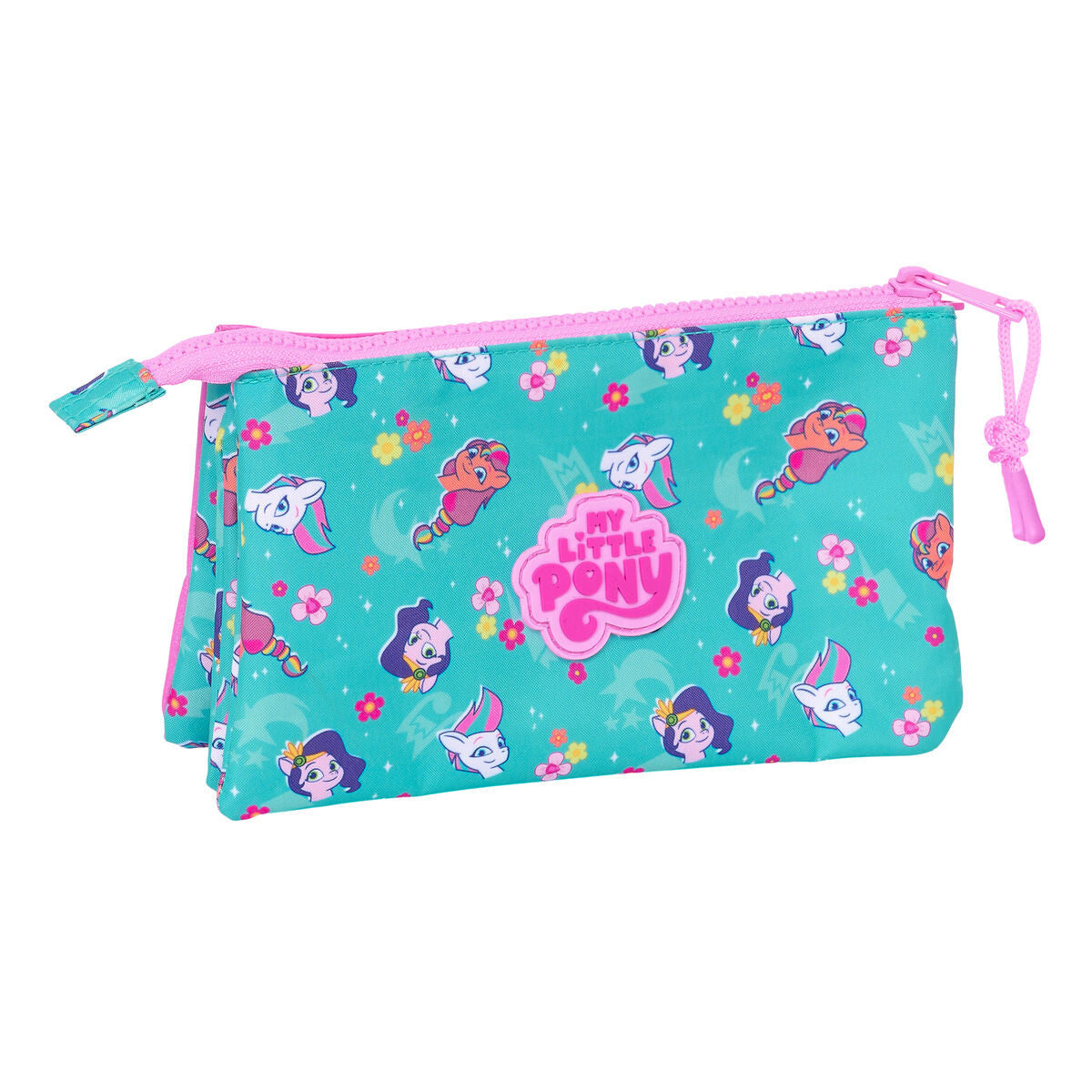 Triple Carry-all My Little Pony Magic Rosa Turquoise 22 x 12 x 3 cm – Produktbild 1
