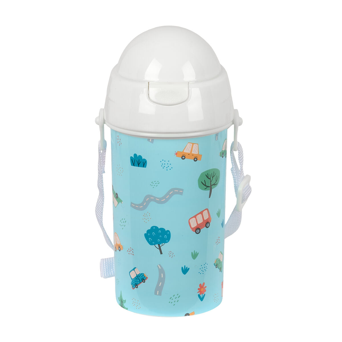 Water bottle Safta Coches Blau PVC 500 ml – Produktbild 1