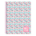 Moos Notizbuch Flores Mehrfarbig A4 120 Sheets