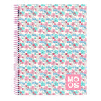 Moos Notizbuch Flores Mehrfarbig A4 120 Sheets