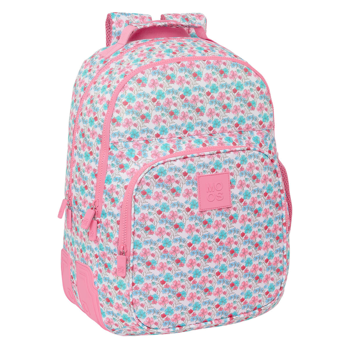 Moos Schultasche Flores Mehrfarbig