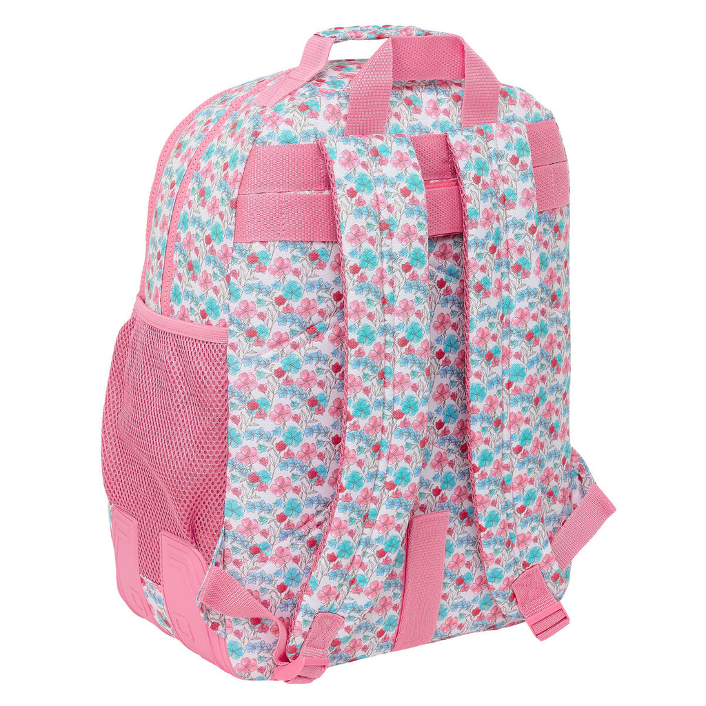 Moos Schultasche Flores Mehrfarbig