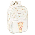 Schultasche Sophie la Girafe Beige 20 x 28 x 8 cm