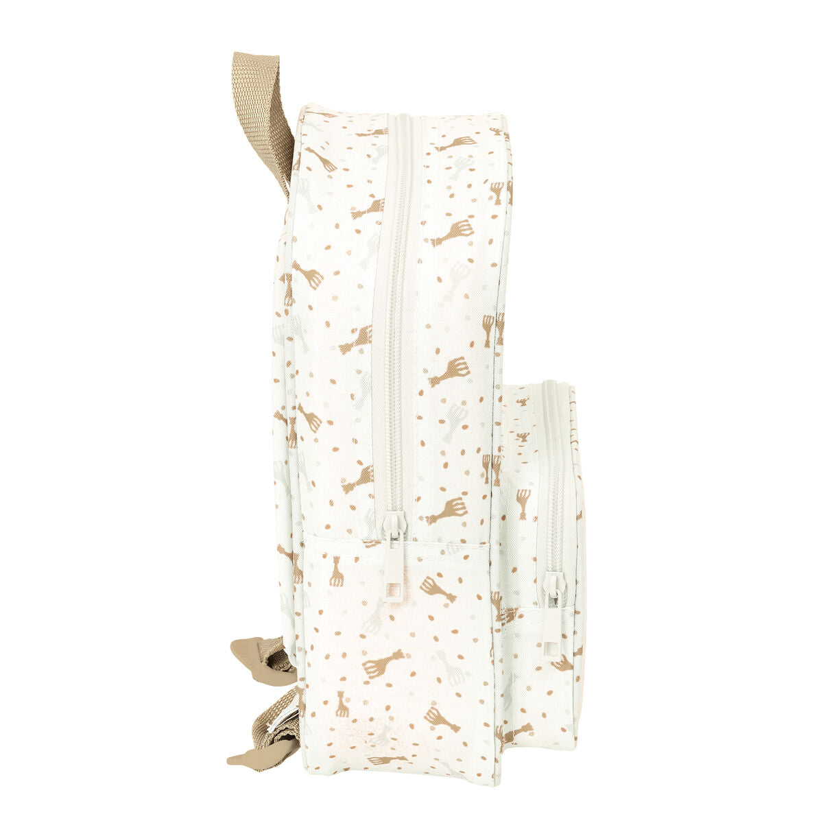 Schultasche Sophie la Girafe Beige 20 x 28 x 8 cm