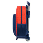Schulrucksack mit Rollen Super Mario Trick Rot Dunkelblau 28 x 34 x 10 cm