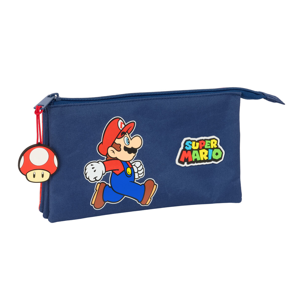 Triple Carry-all Super Mario Trick Rot Dark Blau 22 x 12 x 3 cm – Produktbild 1