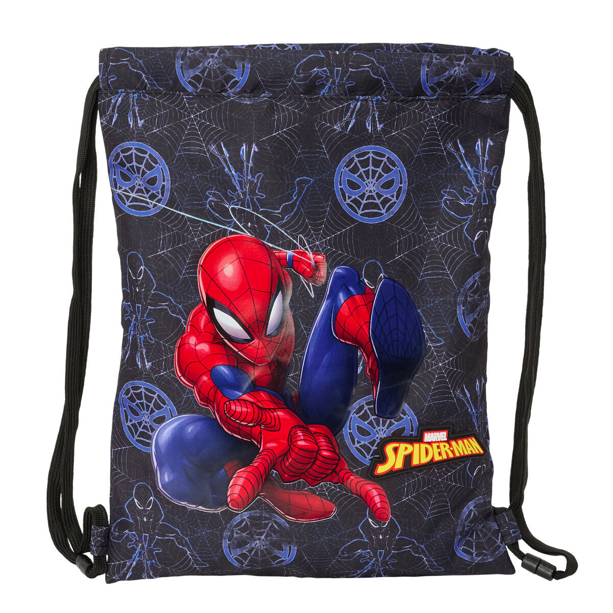 Turnbeutel Spider-Man Attack Schwarz 26 x 34 x 1 cm – Produktbild 1