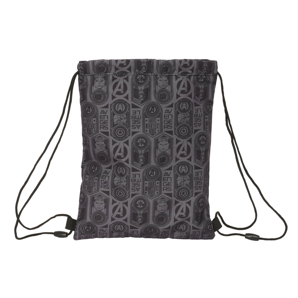 The Avengers Rucksack mit Kordeln Vendetta Schwarz