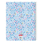 Vicky Martín Berrocal Notizbuch Paraíso Blau Rosa A4 120 Sheets