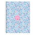 Vicky Martín Berrocal Notizbuch Paraíso Blau Rosa A4 120 Sheets