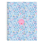 Vicky Martín Berrocal Notizbuch Paraíso Blau Rosa A4 120 Sheets