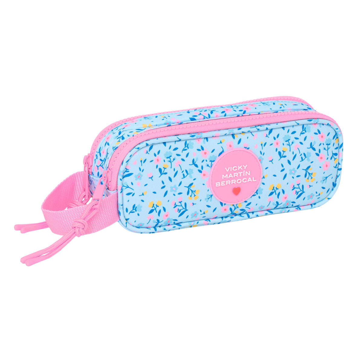Double Carry-all Vicky Martín Berrocal Paraíso Rosa Light Blau 21 x 8 x 6 cm – Produktbild 1