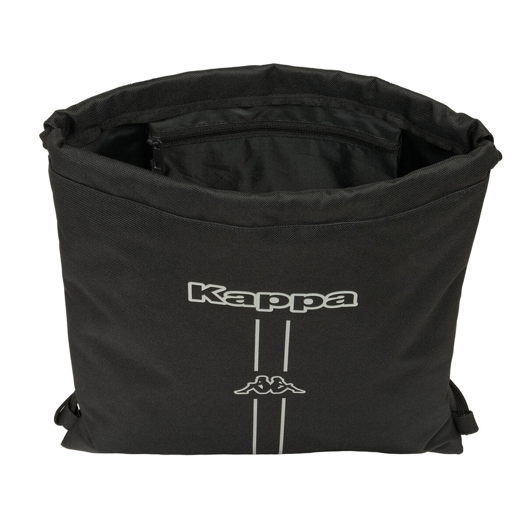 Kappa Rucksack mit Kordeln Dunkel Schwarz