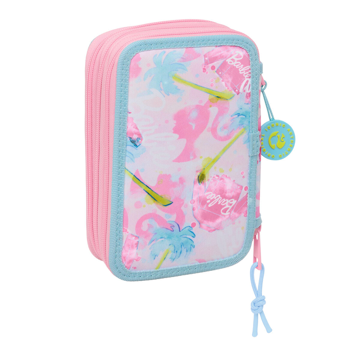 Barbie Federmäppchen mit Zubehör Painterly Rosa Sky Blau