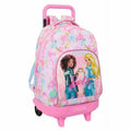 Schultasche Barbie Painterly Rosa Himmelblau 33 x 45 x 22 cm