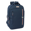 Rucksack für Notebook & Tablet mit USB Ausgang El Ganso Eclipse Dunkelblau