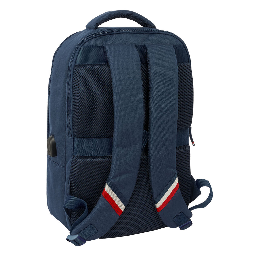 Rucksack für Notebook & Tablet mit USB Ausgang El Ganso Eclipse Dunkelblau