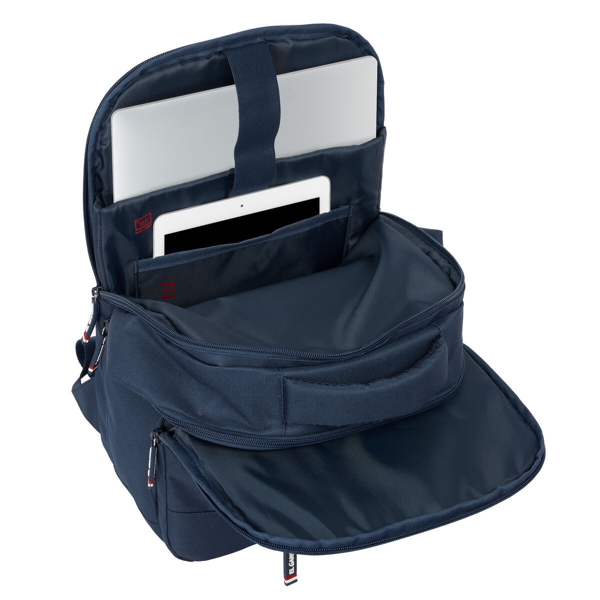 Rucksack für Notebook & Tablet mit USB Ausgang El Ganso Eclipse Dunkelblau