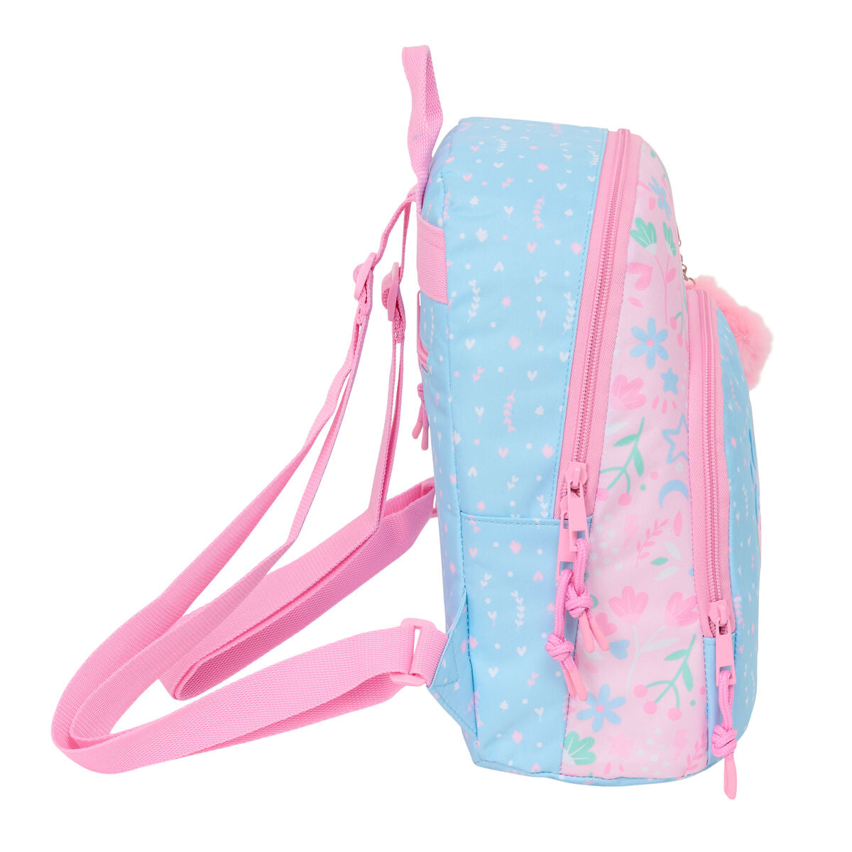 BlackFit8 Rucksack Smile Rosa Hellblau Mini