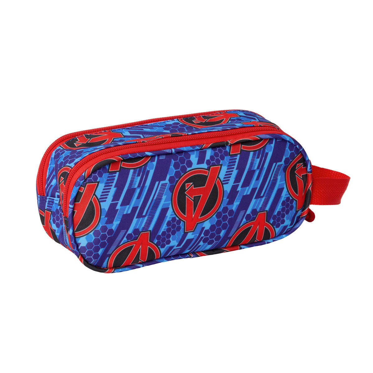 Double Carry-all The Avengers Rot Dark Blau 21 x 8 x 6 cm 3D – Produktbild 3