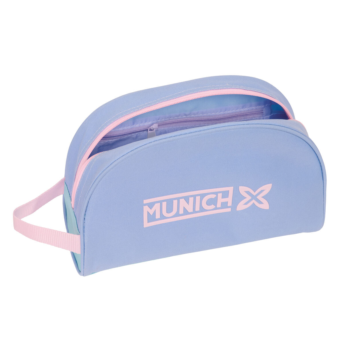 Munich Reise-Kosmetikkoffer Mellow Blau Rosa Sky Blau