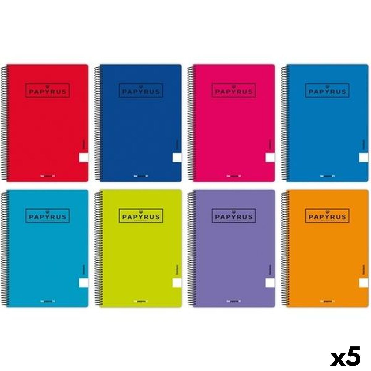 Notebook Papyrus 01-UNICLASIC Quarto 80 Sheets (5 Stück) – Produktbild 1