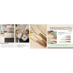 Quid Chef's Messer Cocco Braun Metall 15 cm (Packung 12x)
