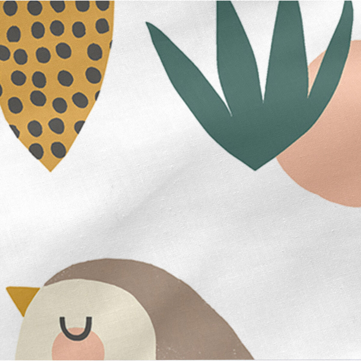 HappyFriday Gesteppte Bettwäsche mit Reißverschluss Moshi Harvestwood Mehrfarbig