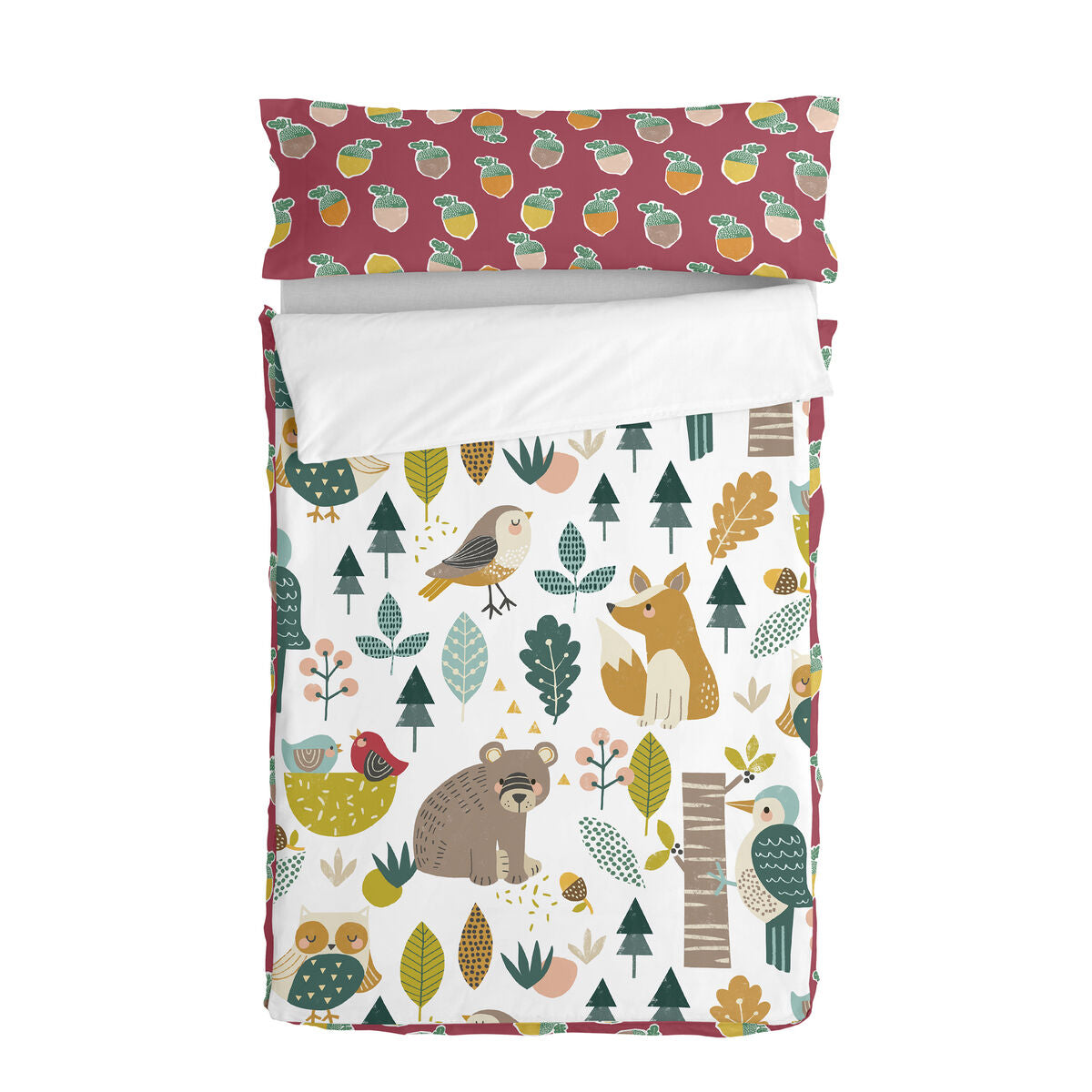 Quilted Zipper Bedding HappyFriday Moshi Moshi Harvestwood Mehrfarbig 42 x 20 x 50 cm – Produktbild 1