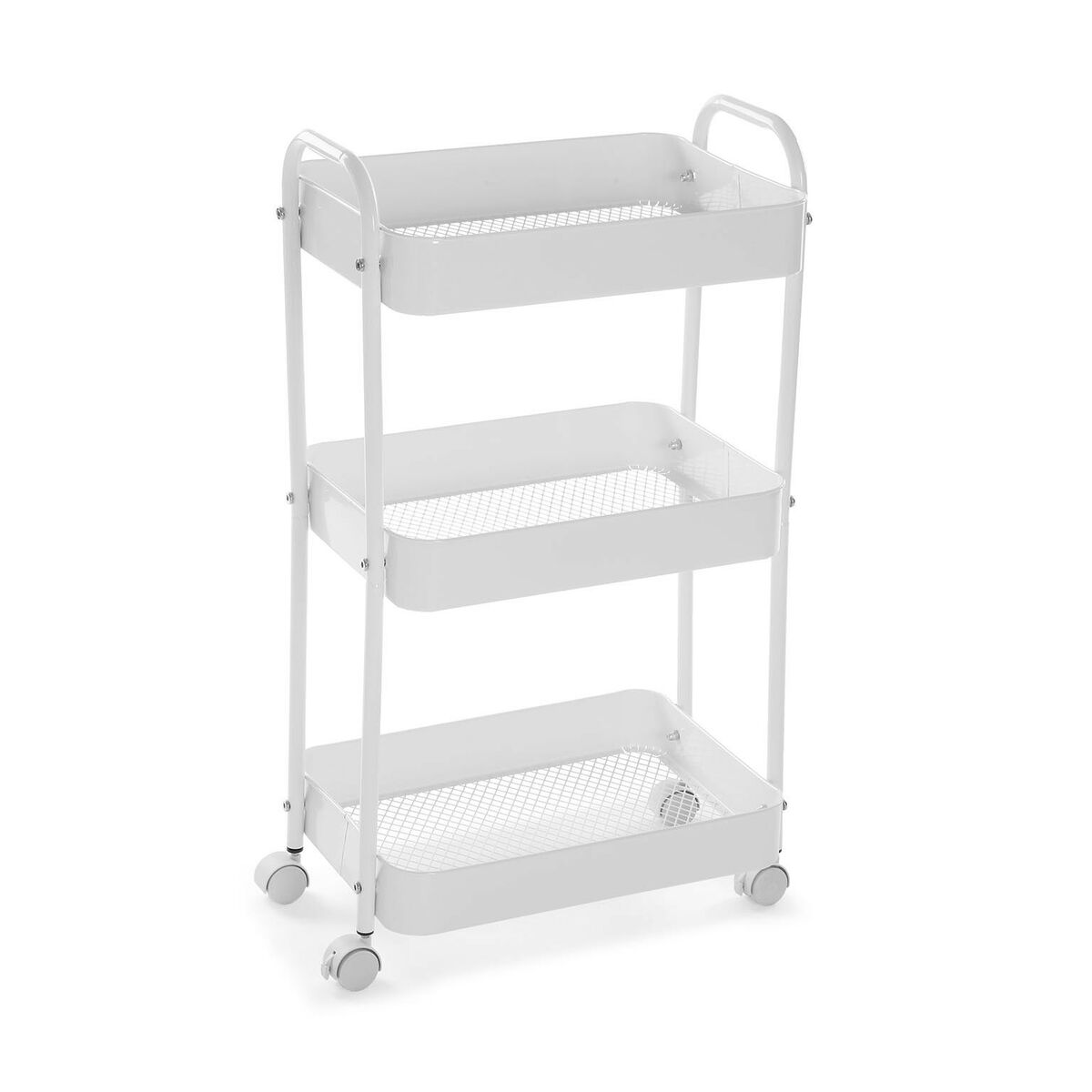 Kitchen Trolley Versa Weiß 30 x 76 x 46 cm Iron – Produktbild 1