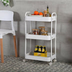 Versa Küche Trolley Weiß Eisen